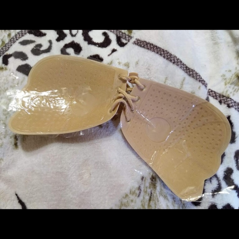 Beige Bra Super Push Up Strapless - Picture 3 of 4